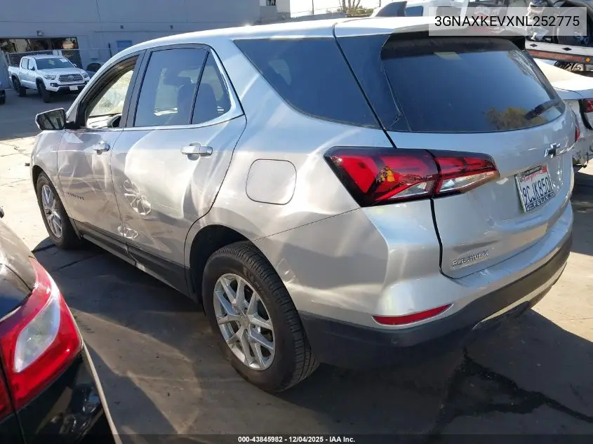 3GNAXKEVXNL252775 2022 Chevrolet Equinox Fwd Lt