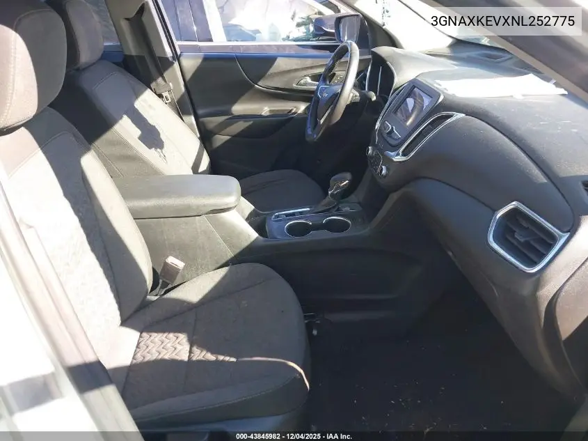 3GNAXKEVXNL252775 2022 Chevrolet Equinox Fwd Lt