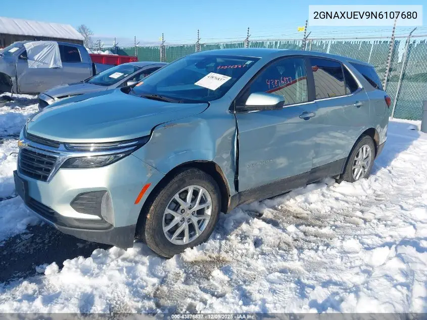 2GNAXUEV9N6107680 2022 Chevrolet Equinox Awd Lt