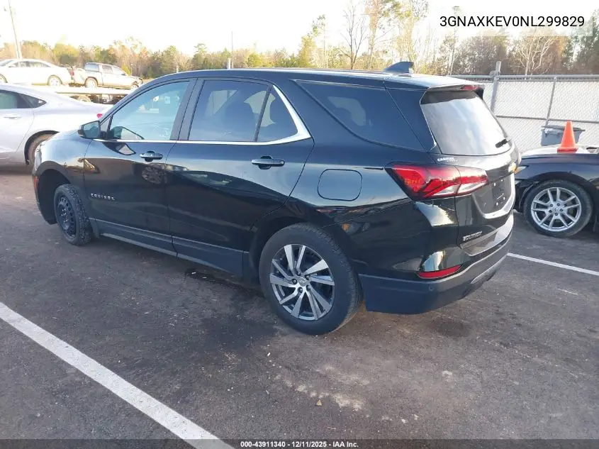 3GNAXKEV0NL299829 2022 Chevrolet Equinox Fwd Lt