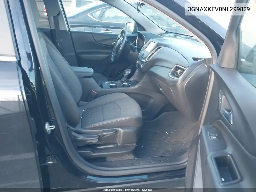 3GNAXKEV0NL299829 2022 Chevrolet Equinox Fwd Lt