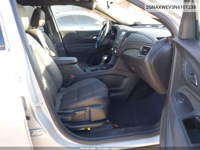 2GNAXWEV3N6101238 2022 Chevrolet Equinox Awd Rs