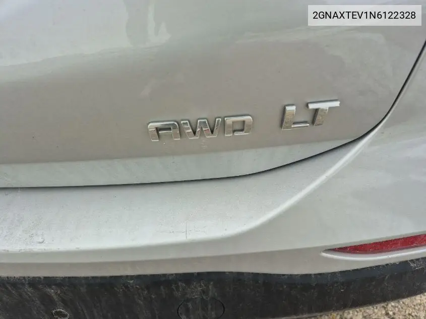 2GNAXTEV1N6122328 2022 Chevrolet Equinox Awd 2Fl