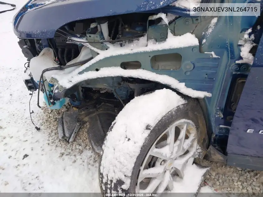 3GNAXUEV3NL264715 2022 Chevrolet Equinox Awd Lt