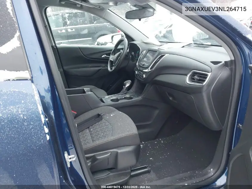 3GNAXUEV3NL264715 2022 Chevrolet Equinox Awd Lt