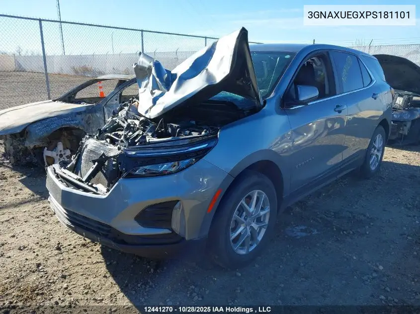 3GNAXUEGXPS181101 2023 Chevrolet Equinox Lt