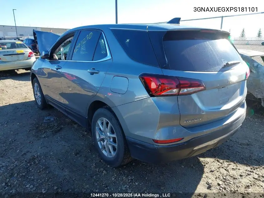 3GNAXUEGXPS181101 2023 Chevrolet Equinox Lt
