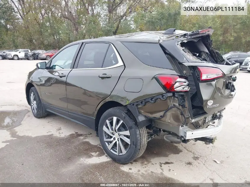 3GNAXUEG6PL111184 2023 Chevrolet Equinox Awd Lt