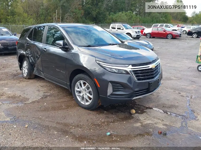 3GNAXUEG7PS181119 2023 Chevrolet Equinox Awd Lt