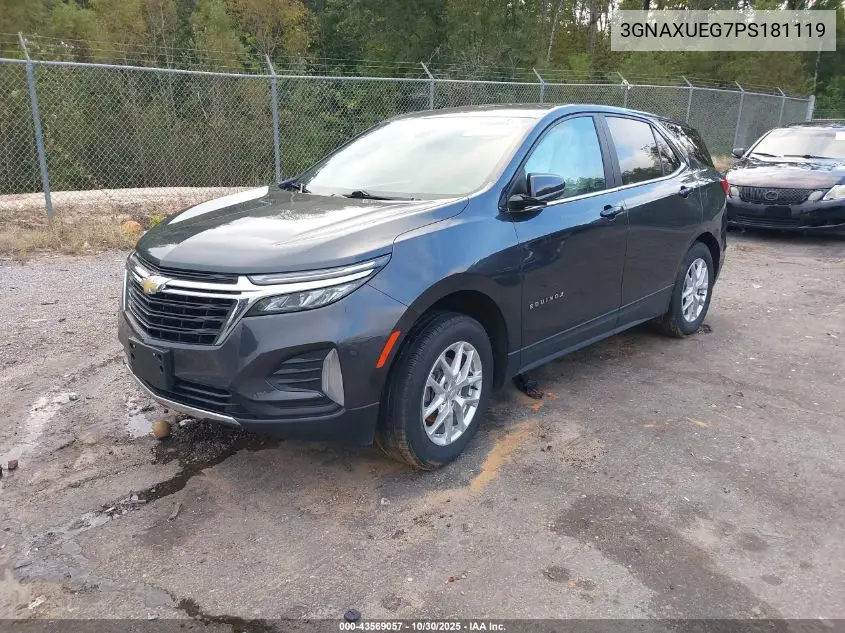 3GNAXUEG7PS181119 2023 Chevrolet Equinox Awd Lt