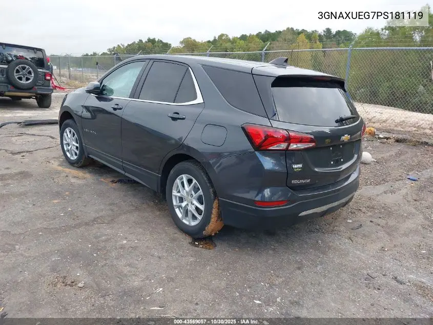 3GNAXUEG7PS181119 2023 Chevrolet Equinox Awd Lt