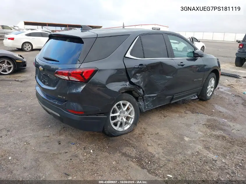 3GNAXUEG7PS181119 2023 Chevrolet Equinox Awd Lt