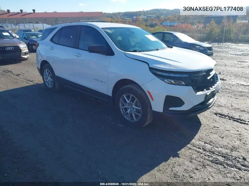 3GNAXSEG7PL177408 2023 Chevrolet Equinox Awd Ls