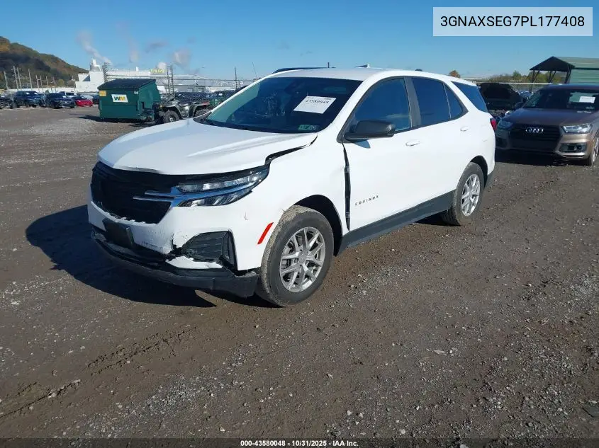 3GNAXSEG7PL177408 2023 Chevrolet Equinox Awd Ls