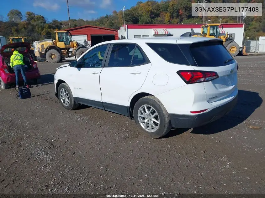 3GNAXSEG7PL177408 2023 Chevrolet Equinox Awd Ls