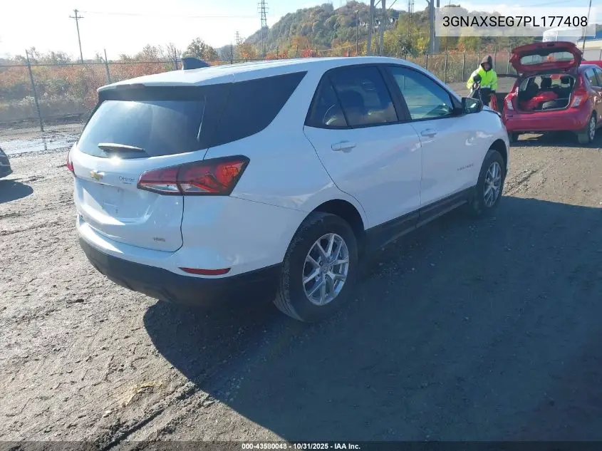 3GNAXSEG7PL177408 2023 Chevrolet Equinox Awd Ls