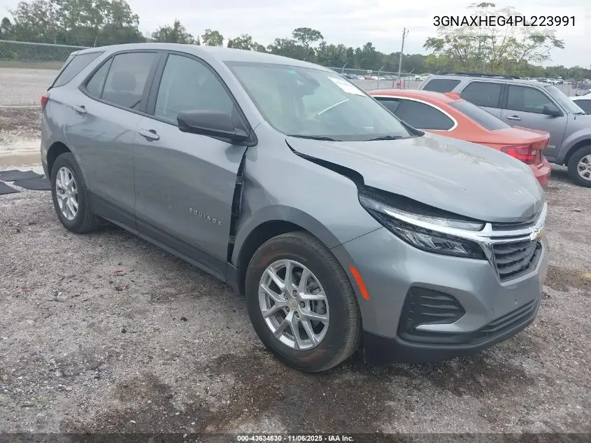 3GNAXHEG4PL223991 2023 Chevrolet Equinox Fwd Ls