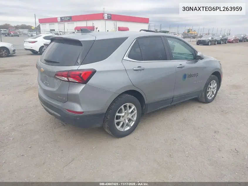 3GNAXTEG6PL263959 2023 Chevrolet Equinox Awd 2Fl