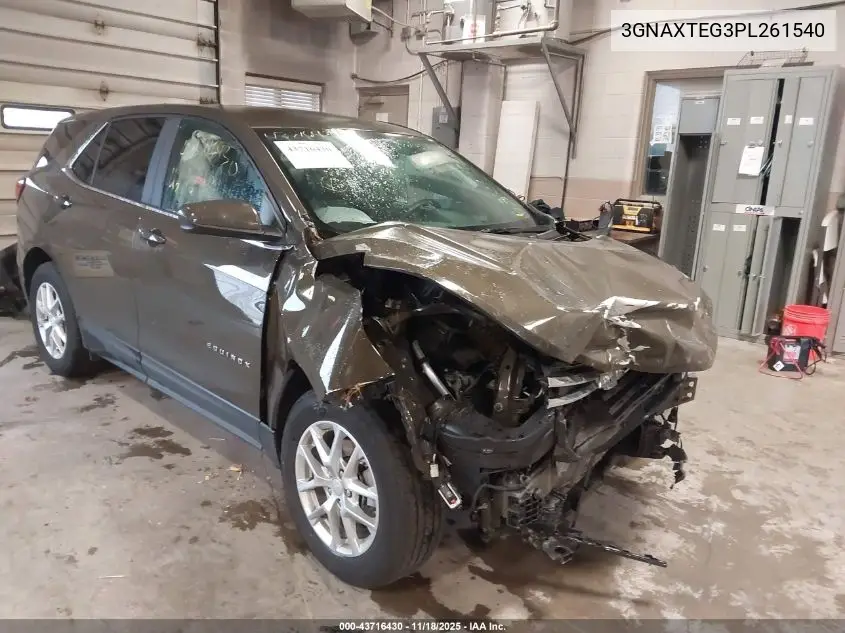 3GNAXTEG3PL261540 2023 Chevrolet Equinox Awd 2Fl