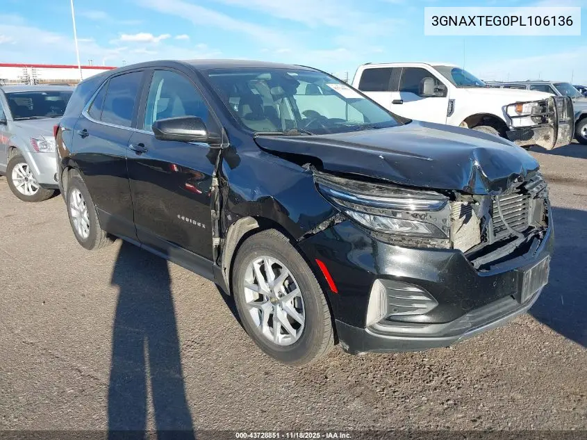 3GNAXTEG0PL106136 2023 Chevrolet Equinox Awd 2Fl