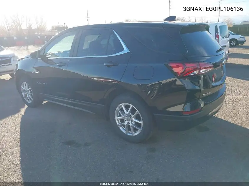 3GNAXTEG0PL106136 2023 Chevrolet Equinox Awd 2Fl
