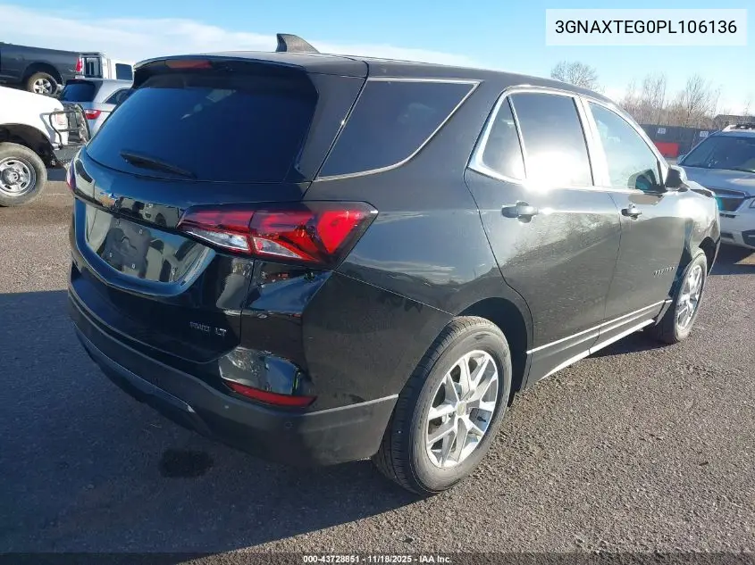 3GNAXTEG0PL106136 2023 Chevrolet Equinox Awd 2Fl