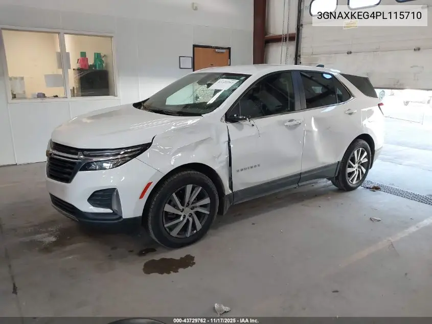 3GNAXKEG4PL115710 2023 Chevrolet Equinox Fwd Lt