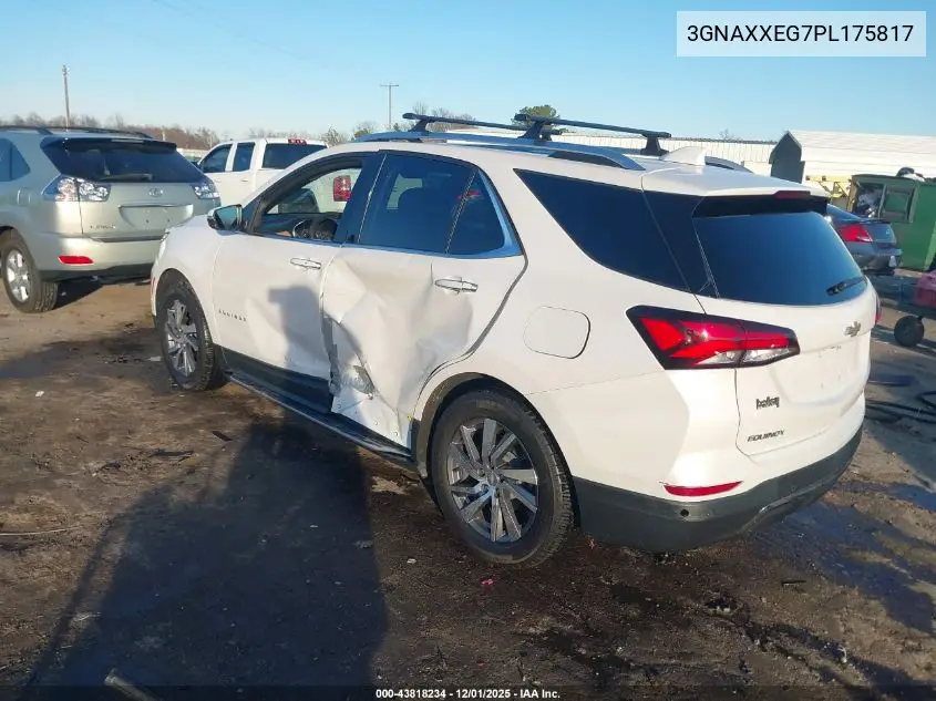 3GNAXXEG7PL175817 2023 Chevrolet Equinox Awd Premier