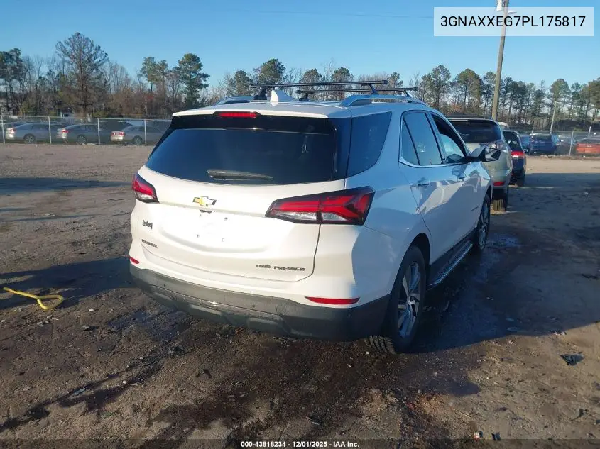 3GNAXXEG7PL175817 2023 Chevrolet Equinox Awd Premier