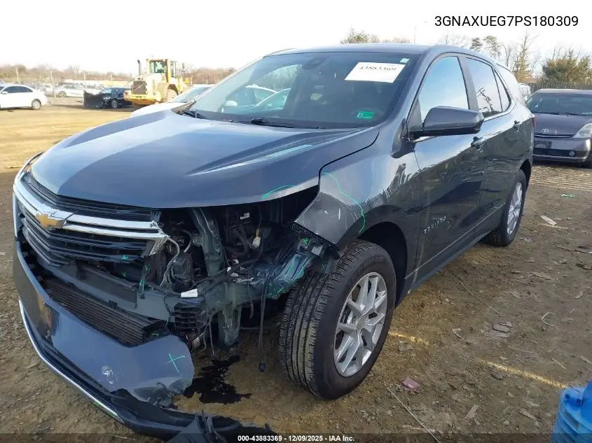 3GNAXUEG7PS180309 2023 Chevrolet Equinox Awd Lt