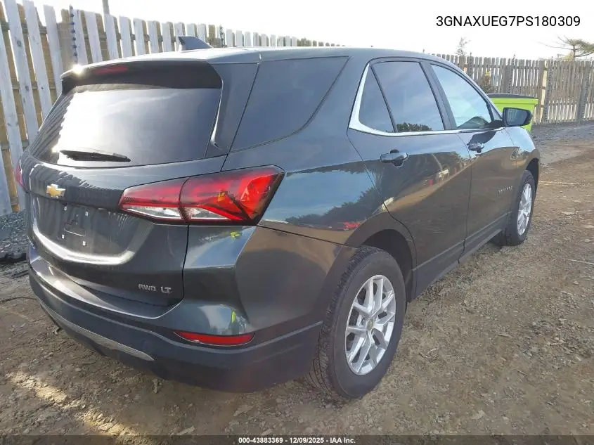 3GNAXUEG7PS180309 2023 Chevrolet Equinox Awd Lt