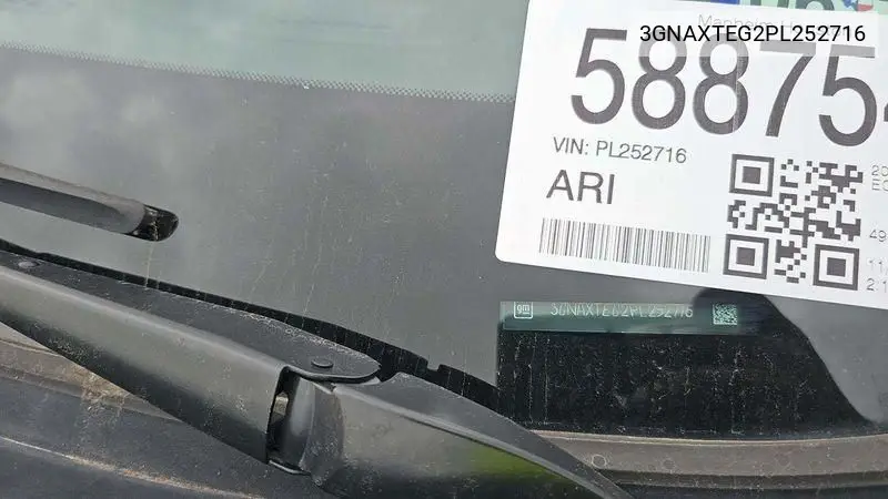 3GNAXTEG2PL252716 2023 Chevrolet Equinox Awd 2Fl