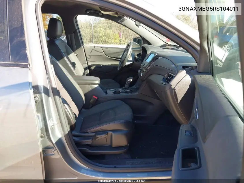 3GNAXMEG5RS104011 2024 Chevrolet Equinox Fwd Rs