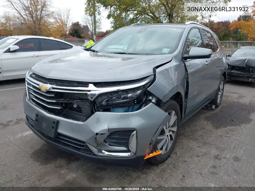 3GNAXXEG6RL331932 2024 Chevrolet Equinox Awd Premier