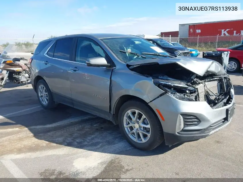 3GNAXUEG7RS113938 2024 Chevrolet Equinox Awd Lt