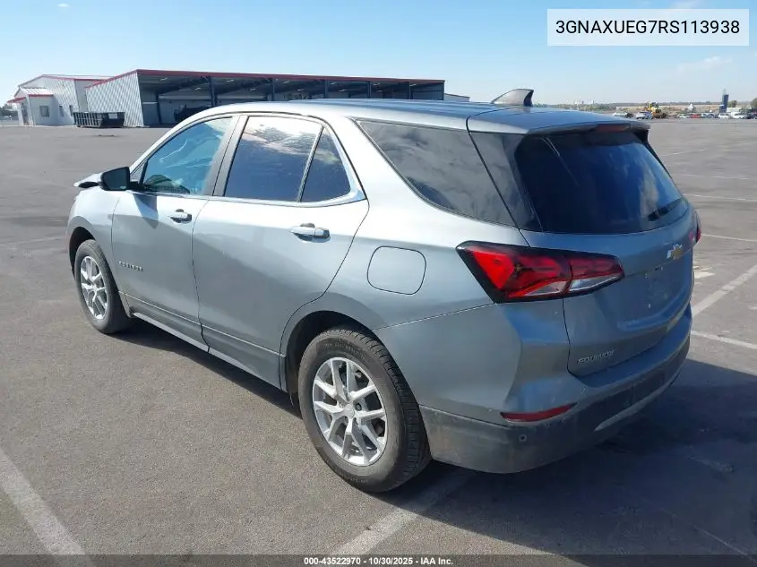 3GNAXUEG7RS113938 2024 Chevrolet Equinox Awd Lt