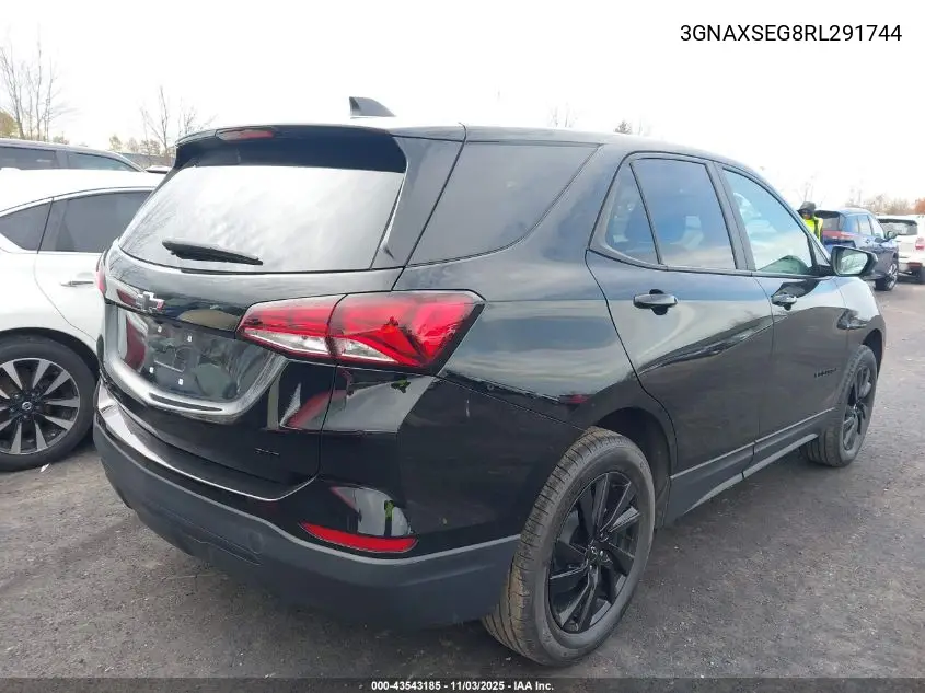 3GNAXSEG8RL291744 2024 Chevrolet Equinox Awd Ls