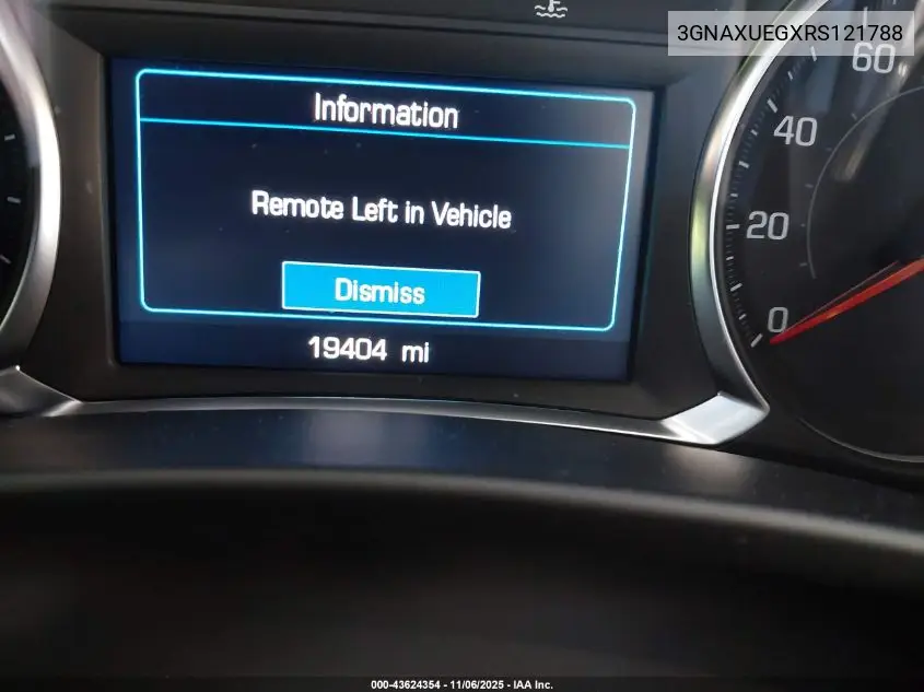 3GNAXUEGXRS121788 2024 Chevrolet Equinox Awd Lt