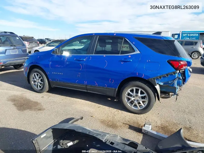3GNAXTEG8RL263089 2024 Chevrolet Equinox Awd 2Fl