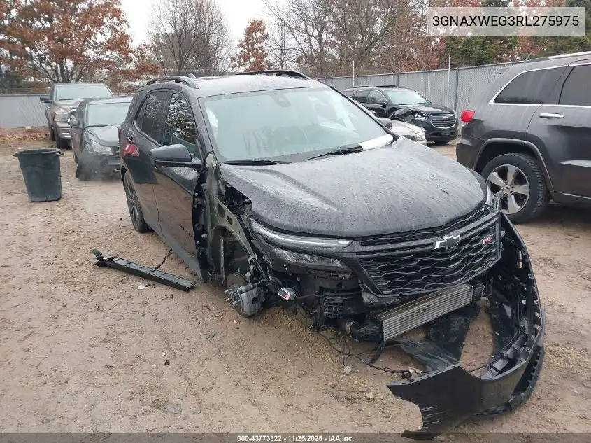 3GNAXWEG3RL275975 2024 Chevrolet Equinox Awd Rs