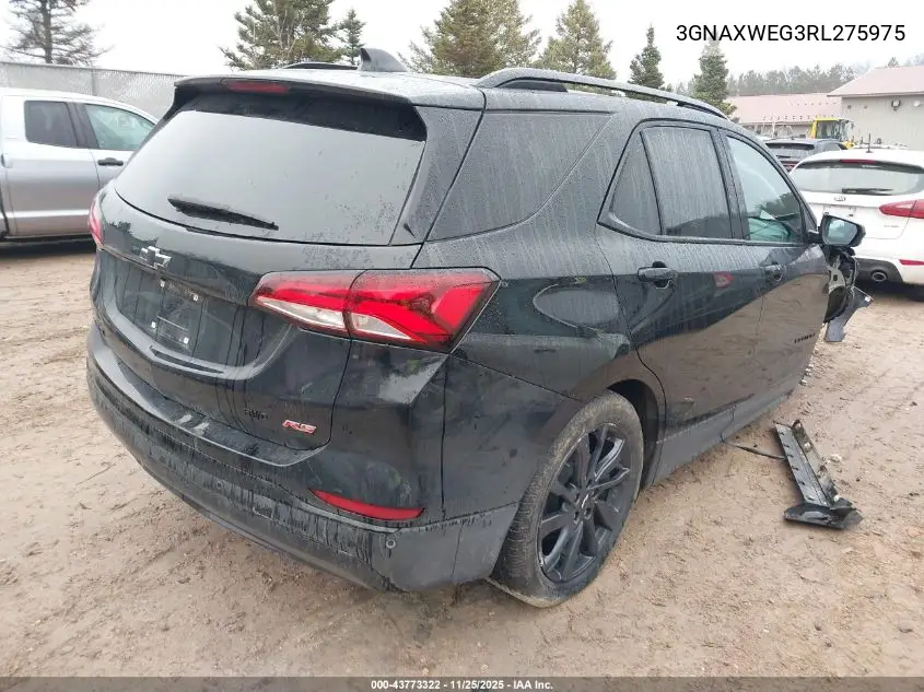 3GNAXWEG3RL275975 2024 Chevrolet Equinox Awd Rs