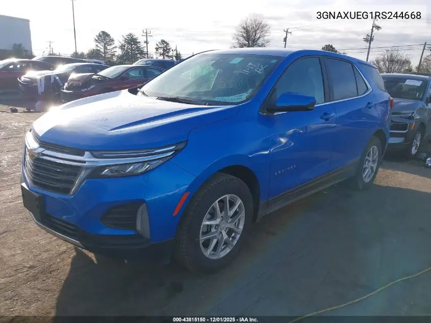 3GNAXUEG1RS244668 2024 Chevrolet Equinox Awd Lt
