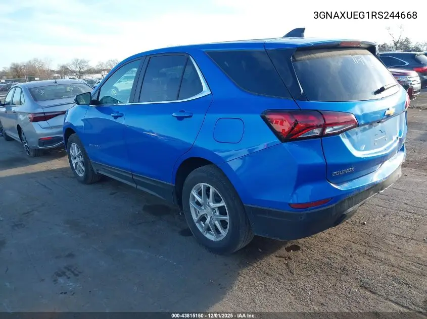 3GNAXUEG1RS244668 2024 Chevrolet Equinox Awd Lt