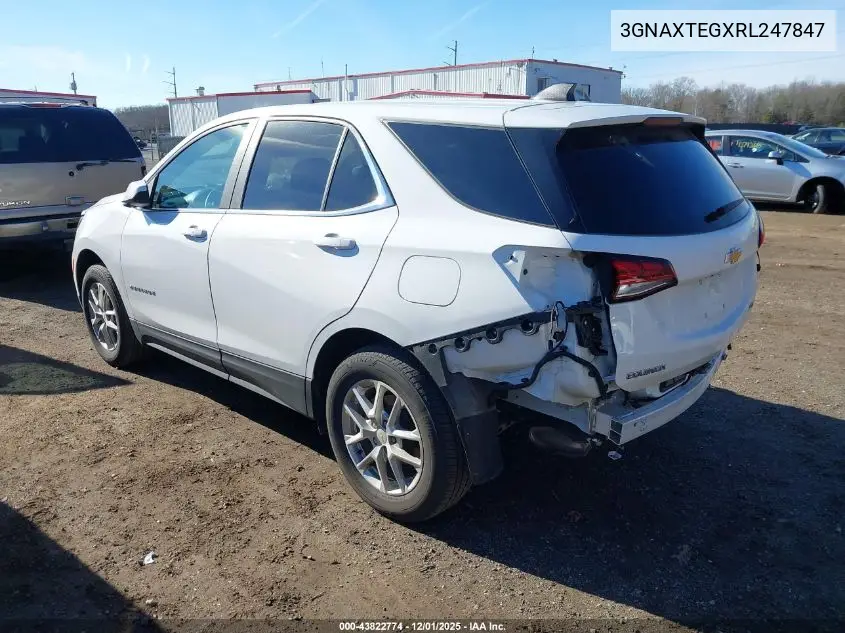 3GNAXTEGXRL247847 2024 Chevrolet Equinox Awd 2Fl