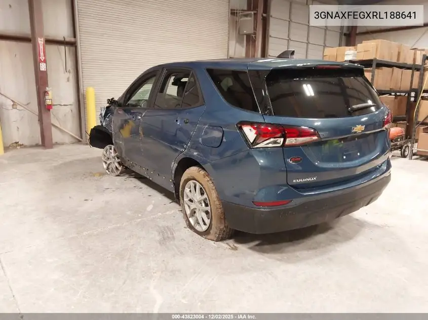 3GNAXFEGXRL188641 2024 Chevrolet Equinox Fwd 1Fl