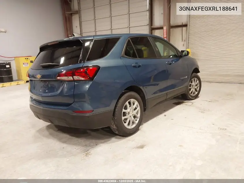 3GNAXFEGXRL188641 2024 Chevrolet Equinox Fwd 1Fl