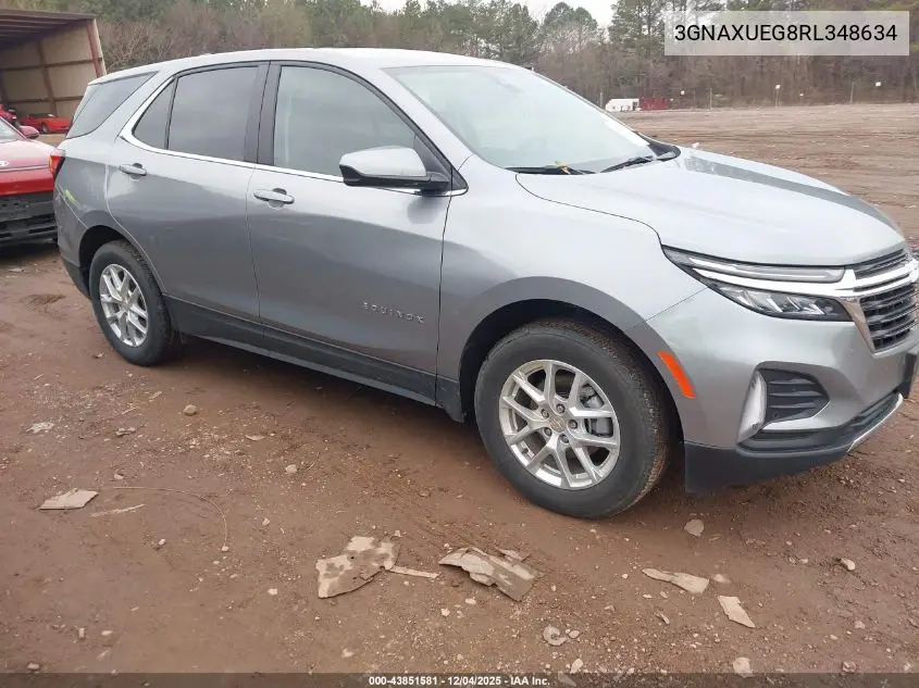 3GNAXUEG8RL348634 2024 Chevrolet Equinox Awd Lt