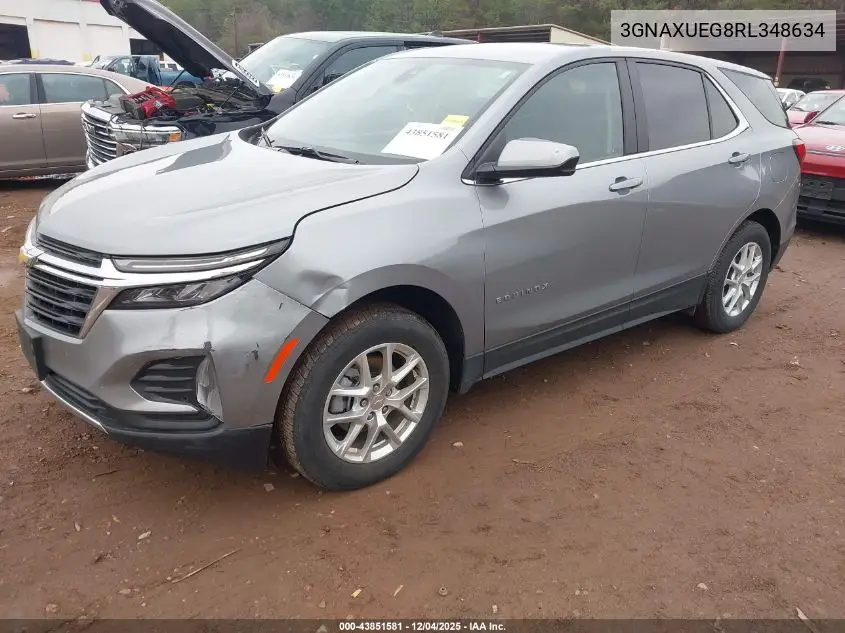 3GNAXUEG8RL348634 2024 Chevrolet Equinox Awd Lt