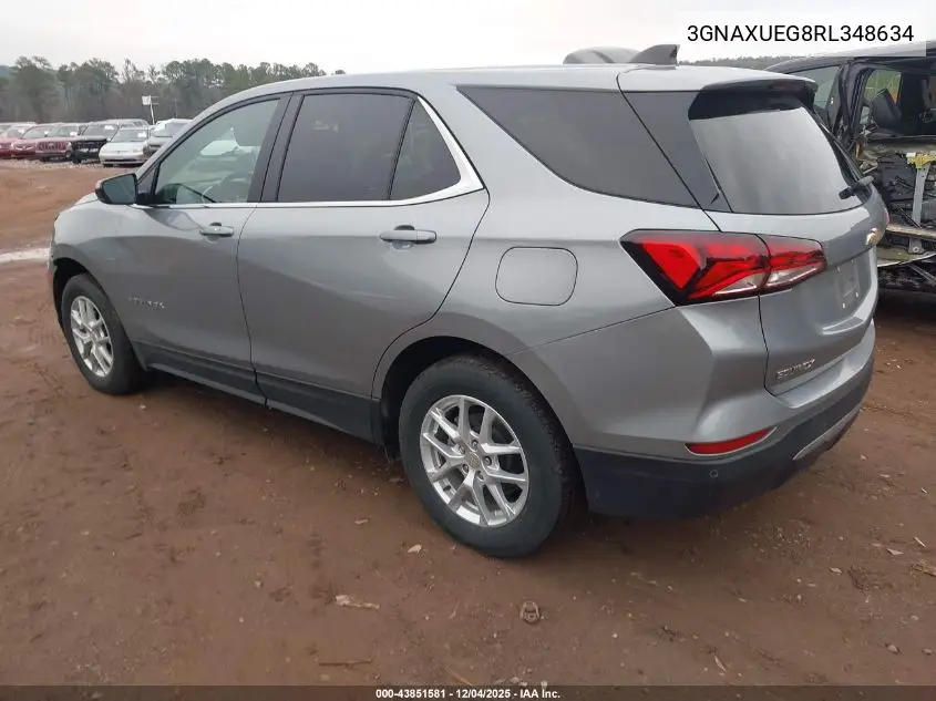 3GNAXUEG8RL348634 2024 Chevrolet Equinox Awd Lt