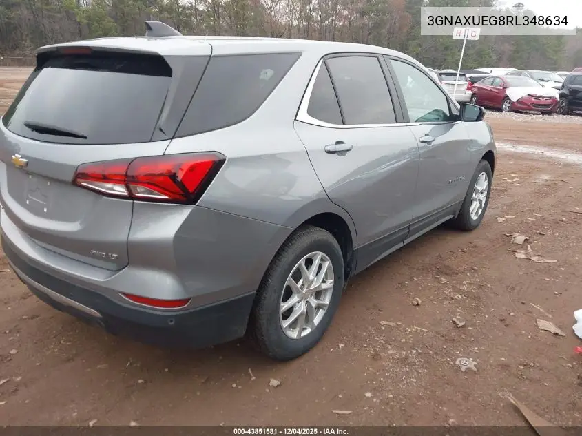 3GNAXUEG8RL348634 2024 Chevrolet Equinox Awd Lt